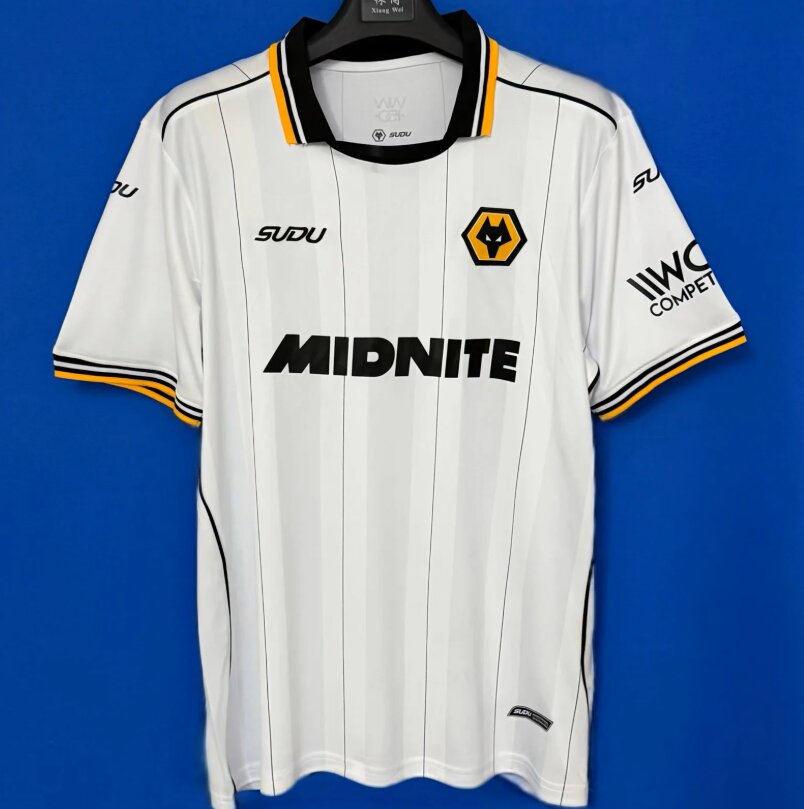 AAA Quality Wolves 26/27 Away White Soccer Jersey